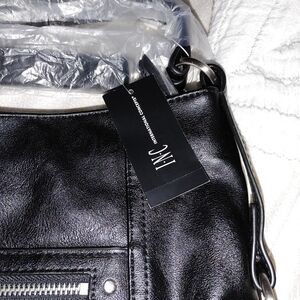INC International Concepts Black Shoulder Bag
